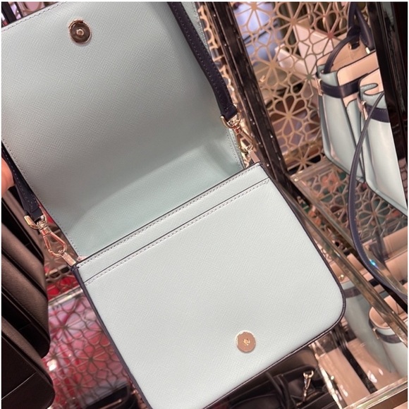 Kate spade Staci
Colorblock Square
Saffiano Crossbody Bag, Poolside Blue - Picture 8 of 10